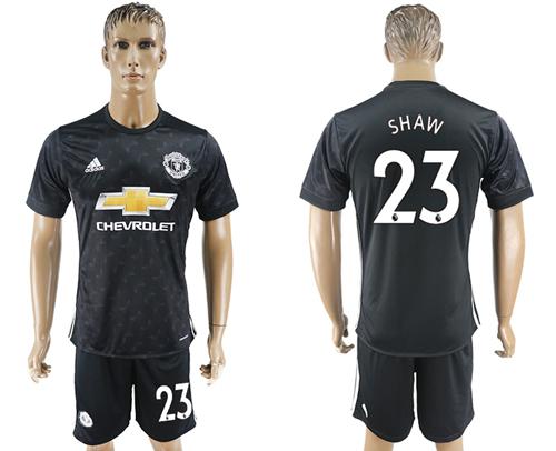 Manchester United #23 Shaw Away Soccer Club Jersey - Click Image to Close